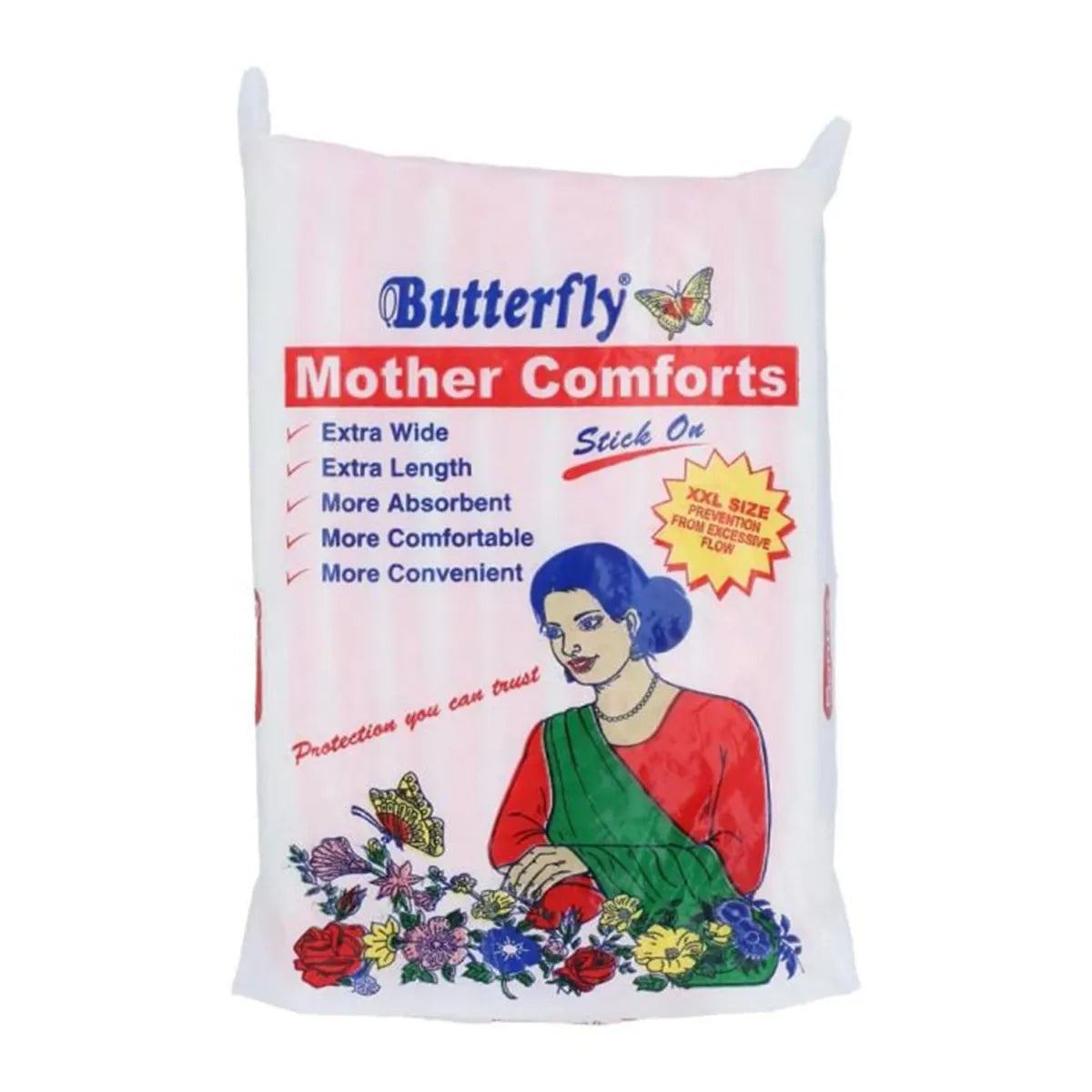 BUTTERFLY PADS MOTHER COMFORT XXL 10CS