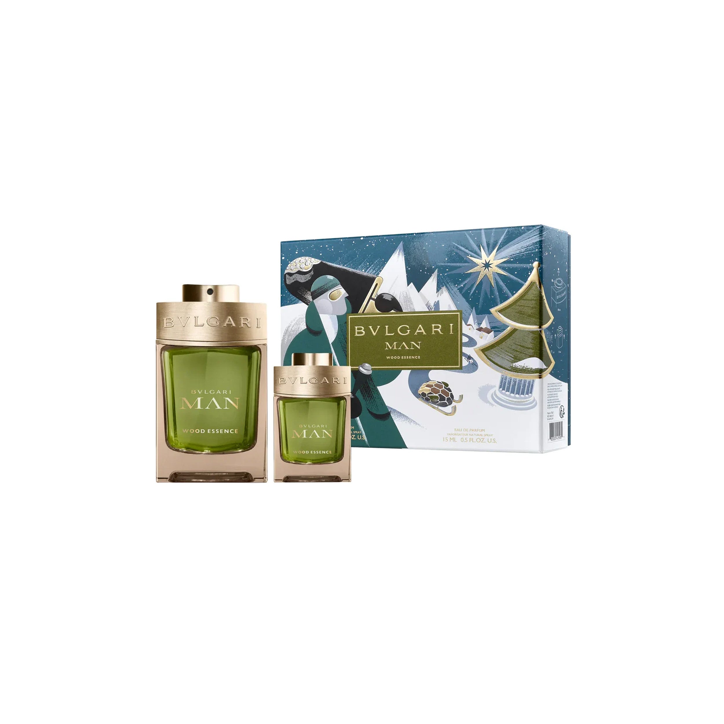 BVLGARI MAN WOOD ESSENCE 2PCS GIFT SET