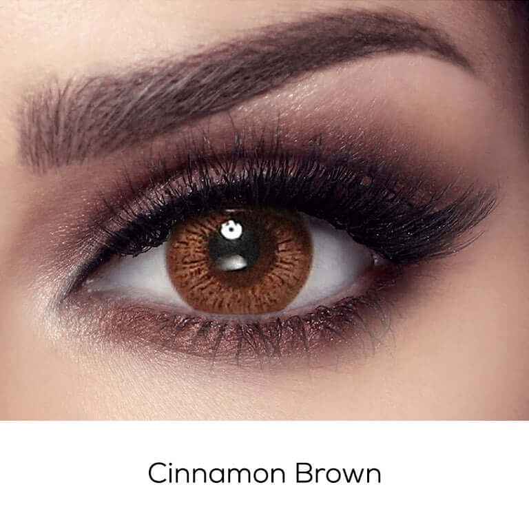 Bella Cinnamon Brown Contact Lenses – Elite Collection
