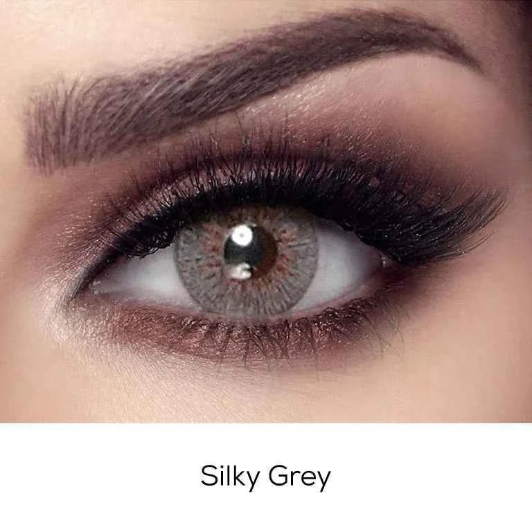 Bella Silky Grey Contact Lenses – Elite Collection