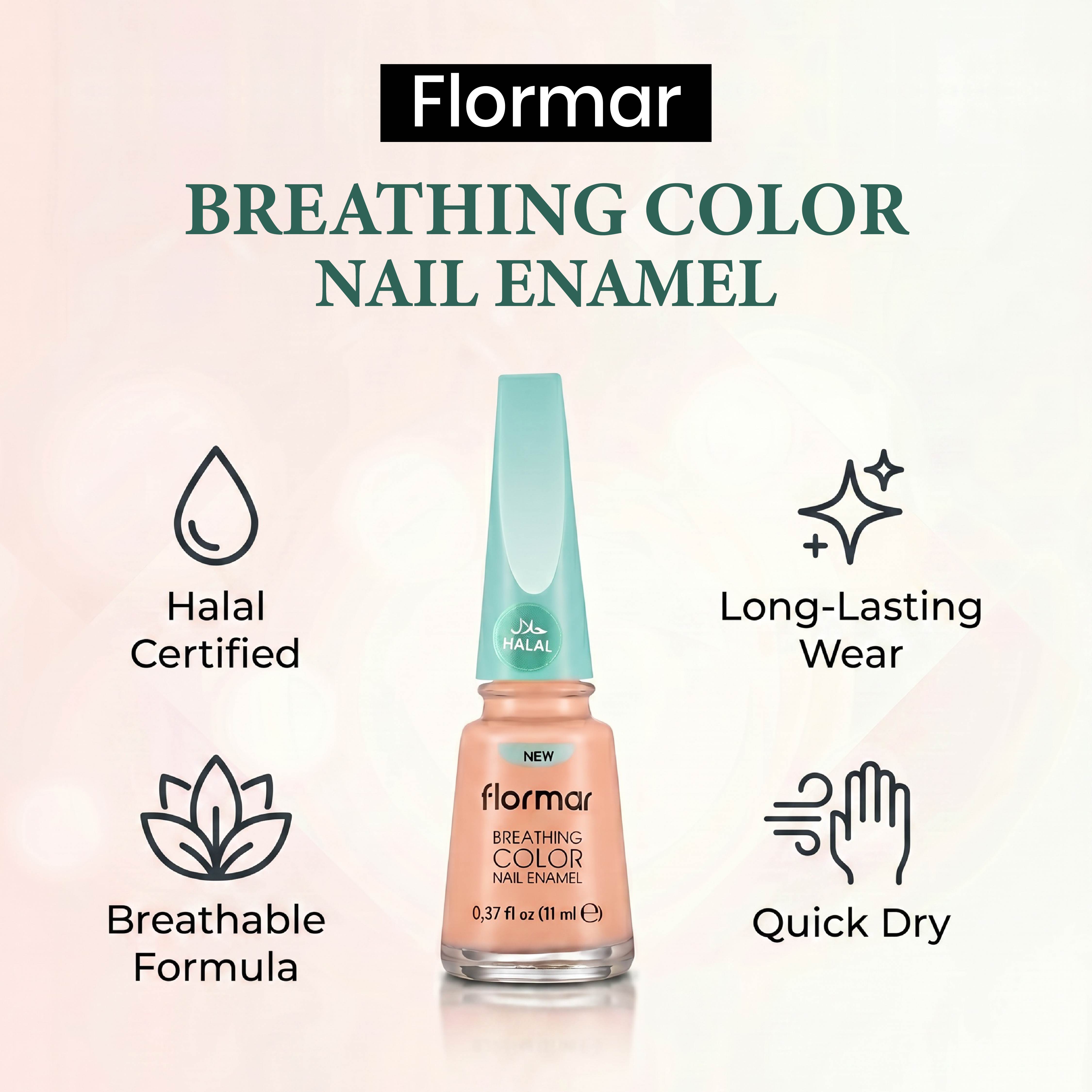 FLORMAR Nail Enamel Breathing Color