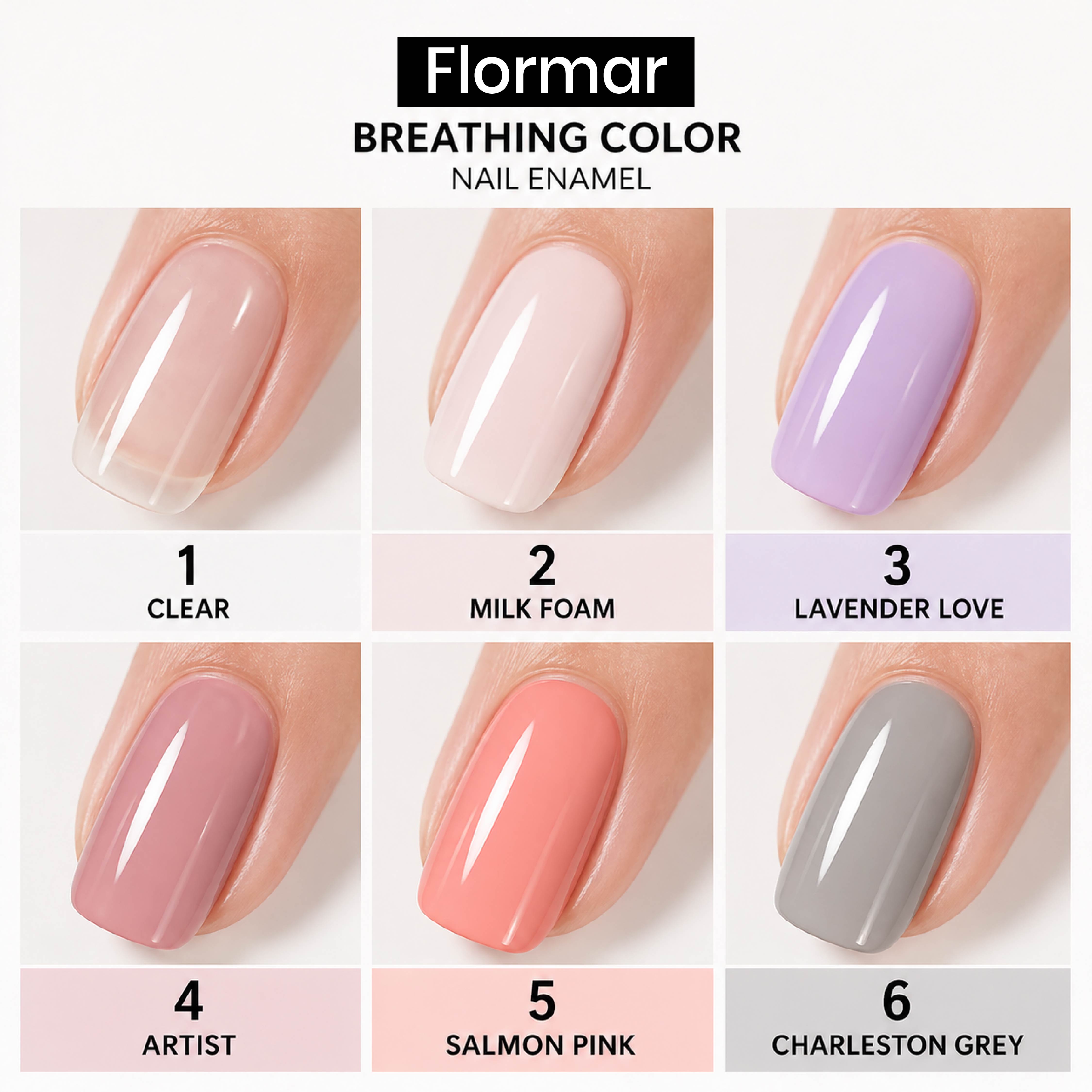 FLORMAR Nail Enamel Breathing Color