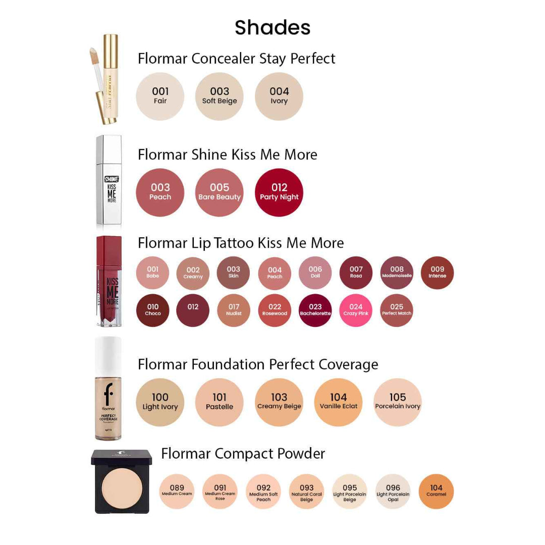 Flormar Beauty Essentials Bundle 5 in 1