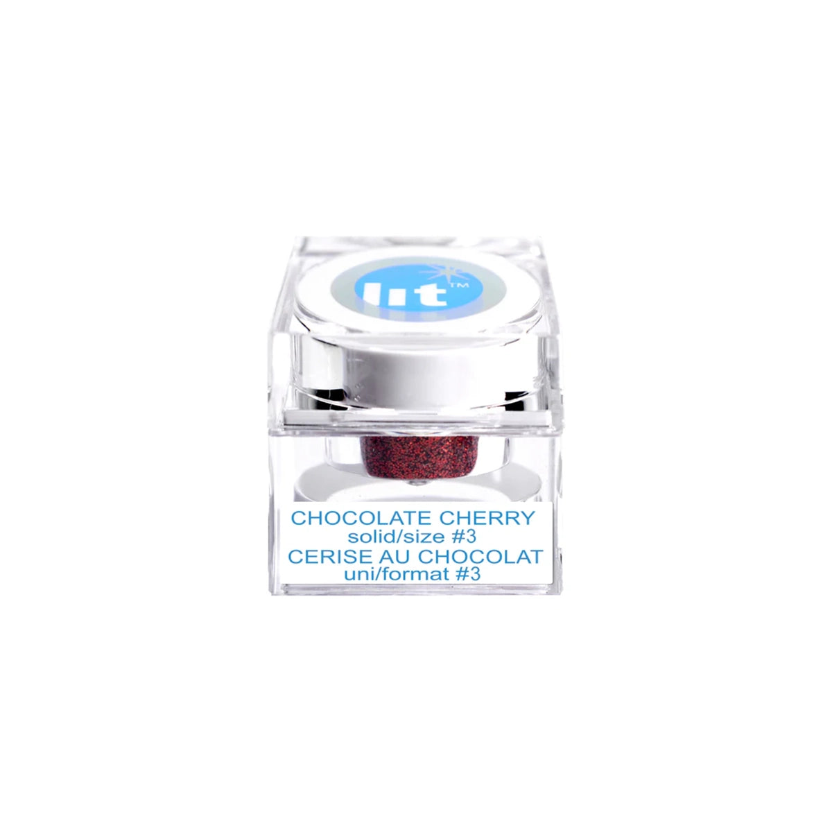 CAILYN CHOCOLATE CHERRY SIZE 3 GLITTER SOLID