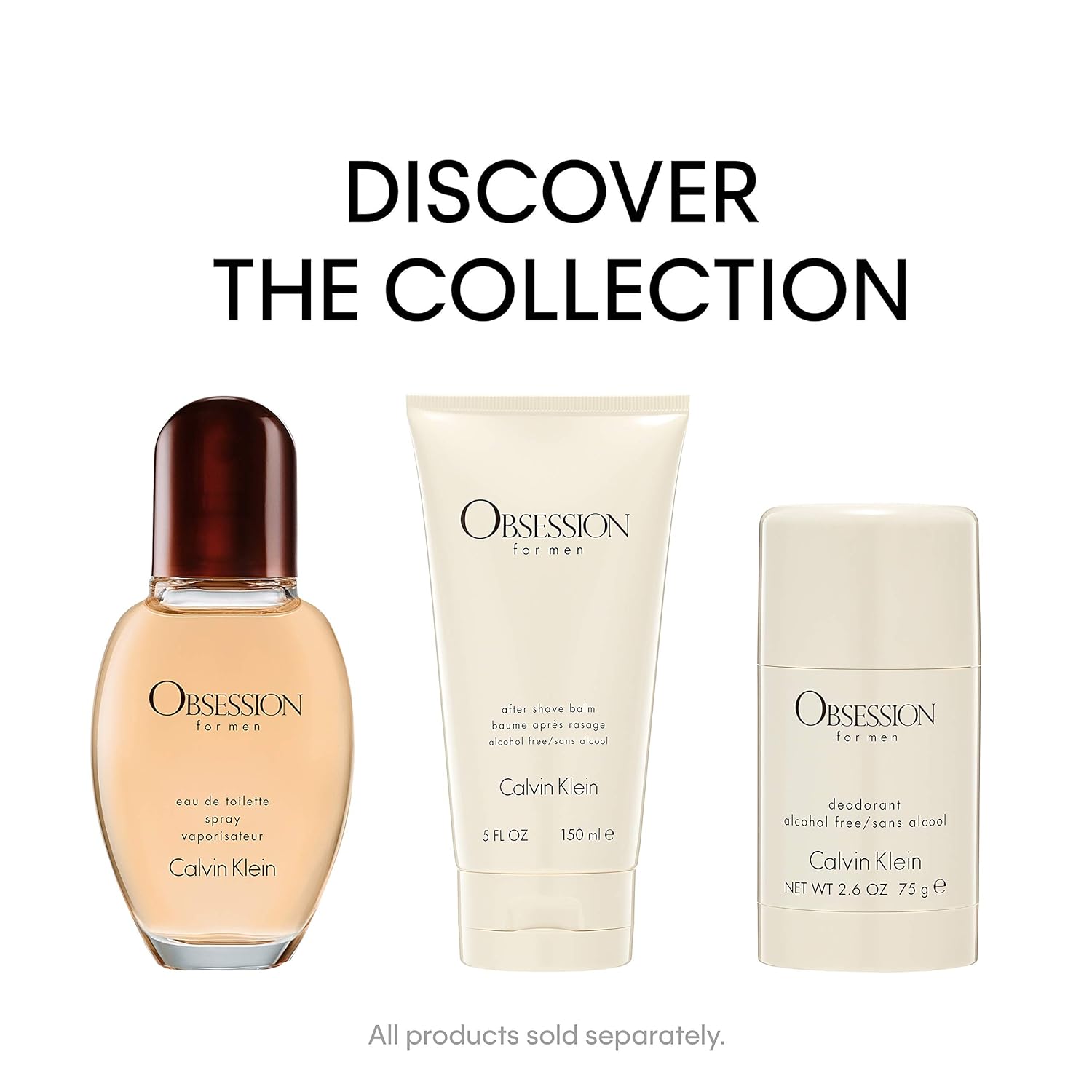 CALVIN KLEIN DEODRANT 75G OBESSION FOR MEN