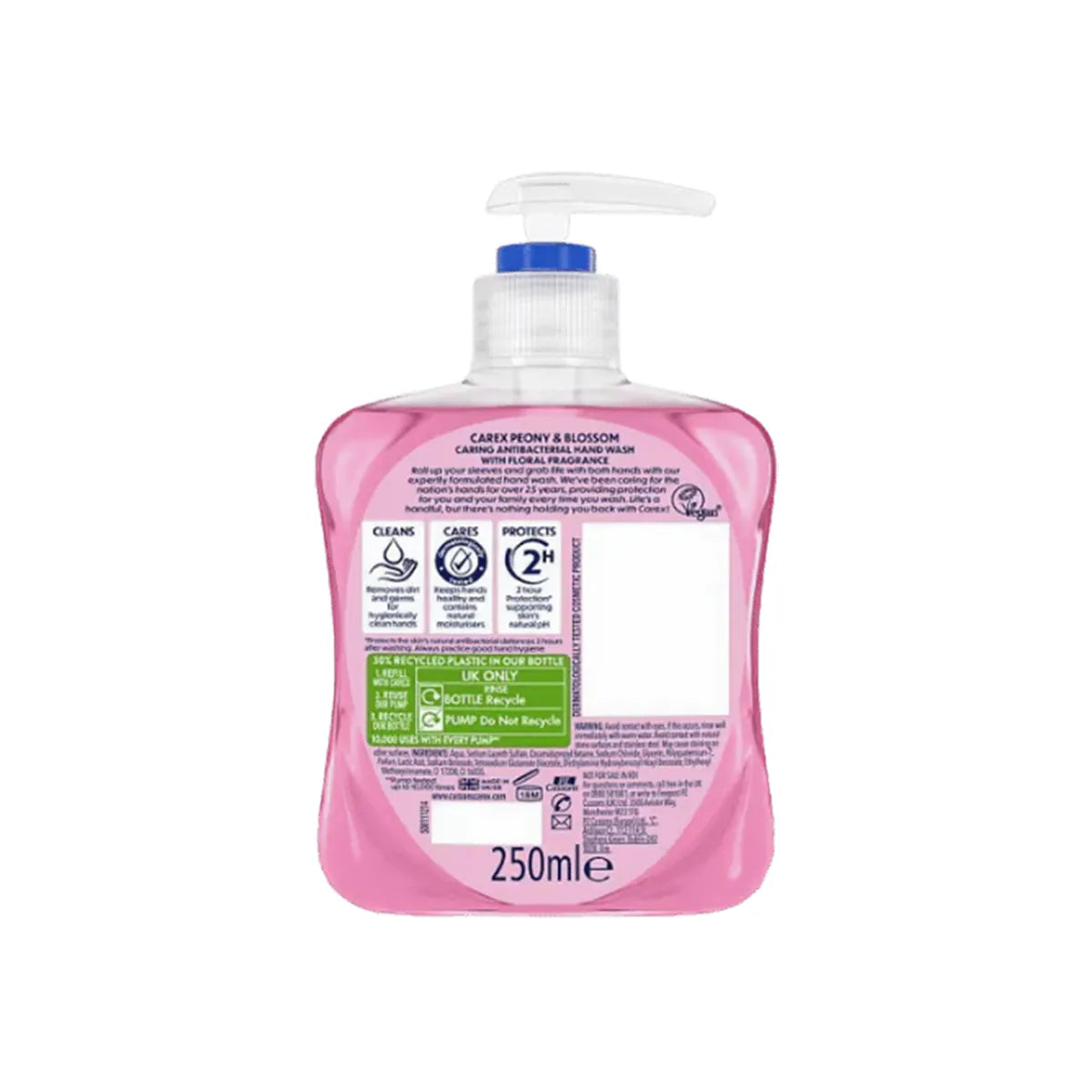 CAREX HAND WASH 250ML PEONY & BLOSSOM