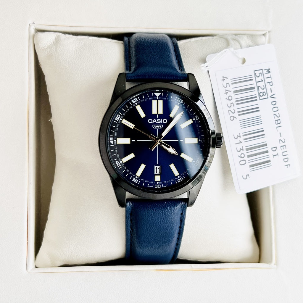 CASIO WATCH MTP VD02BL 2EUDF DI 5128