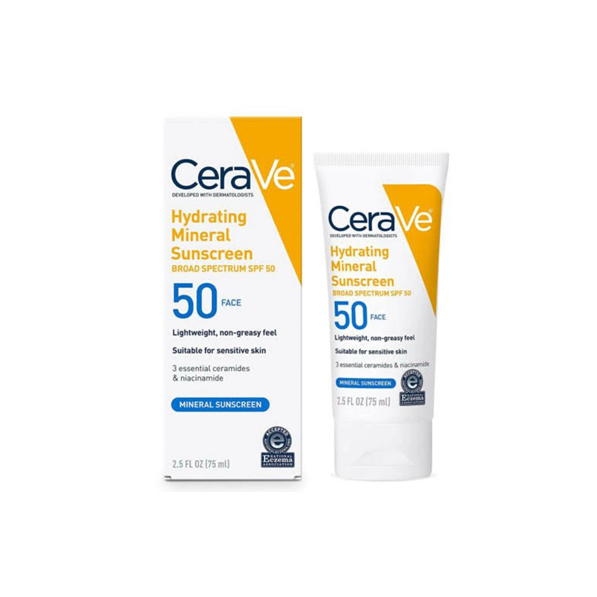 CERAVE HYDRATING MINERAL SUNSCREEN 50 FACE 75ML