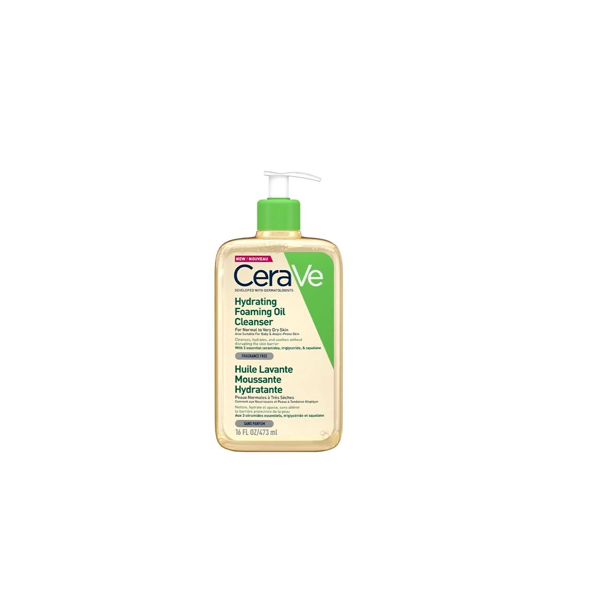 CERAVE UK HYDRATING FOAMING OIL CLEANSER 473ML