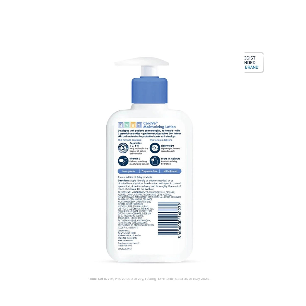 CERAVE BABY MOISTURIZING LOTION 237ML