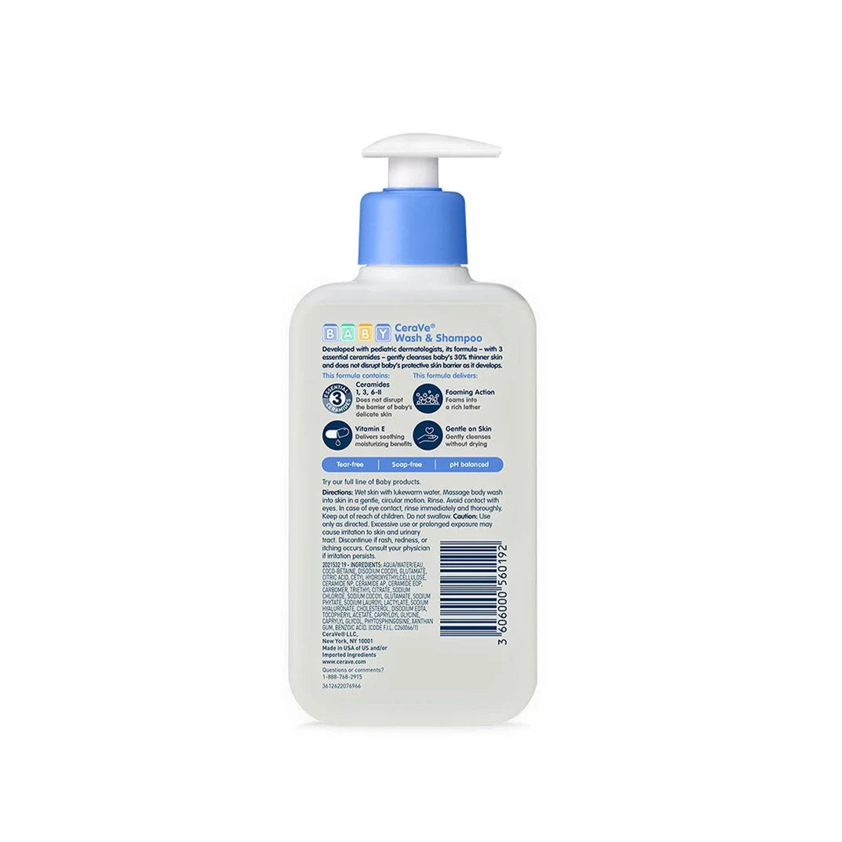 CERAVE BABY WASH & SHAMPOO 237ML