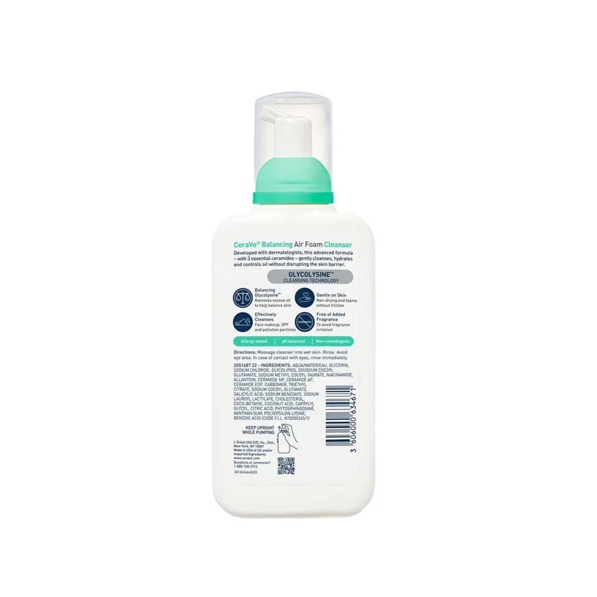 CERAVE BALANCING AIR FOAM CLEANSER 237ML