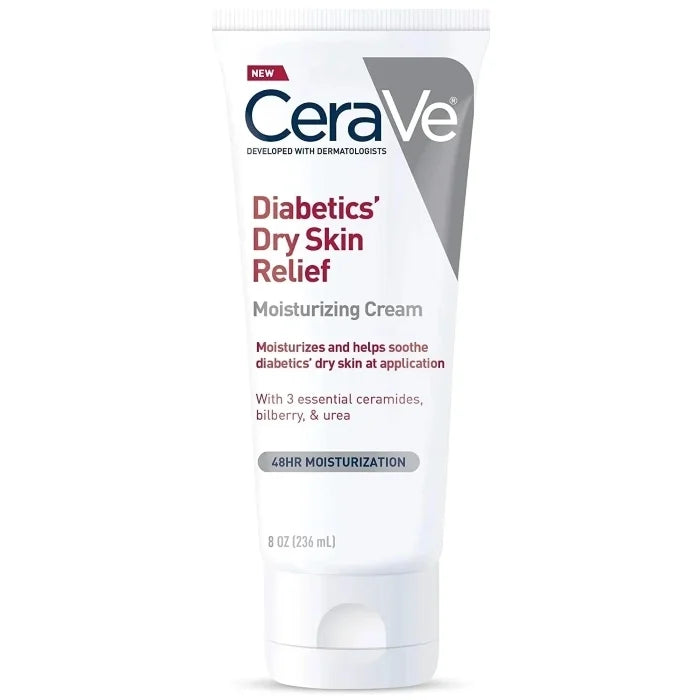 CERAVE DIABETICS DRY SKIN RELIEF MOISTURIZING CREAM 236ML