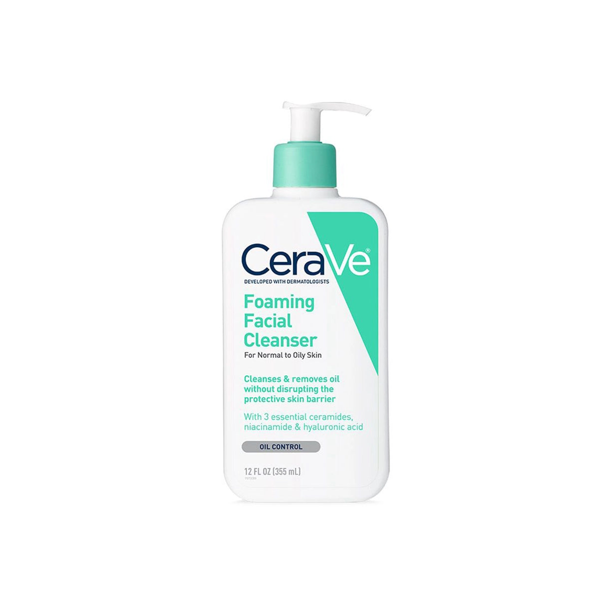 CERAVE FOAMING FACIAL CLEANSER 355ML OIL CONTROL