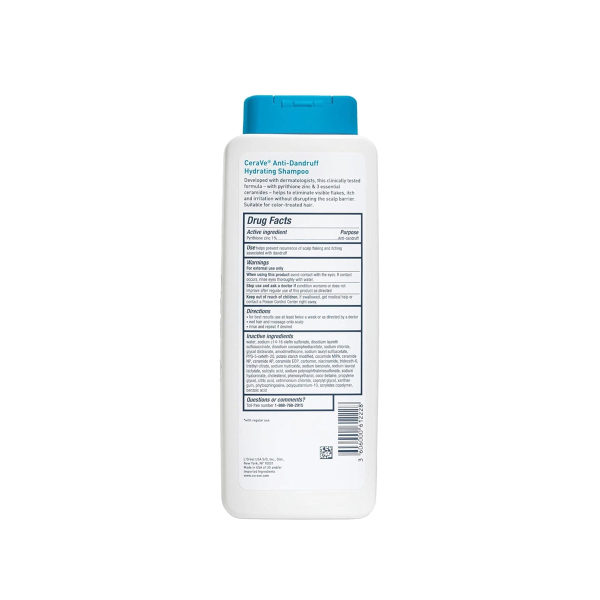 CERAVE SHAMPOO ANTI DANDRUFF HYD 355ML