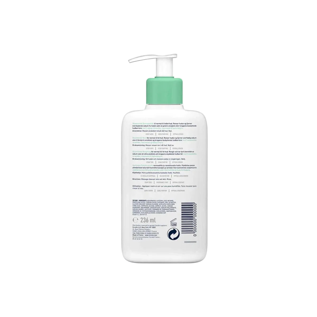 CERAVE UK FOAMING CLEANSER 236ML