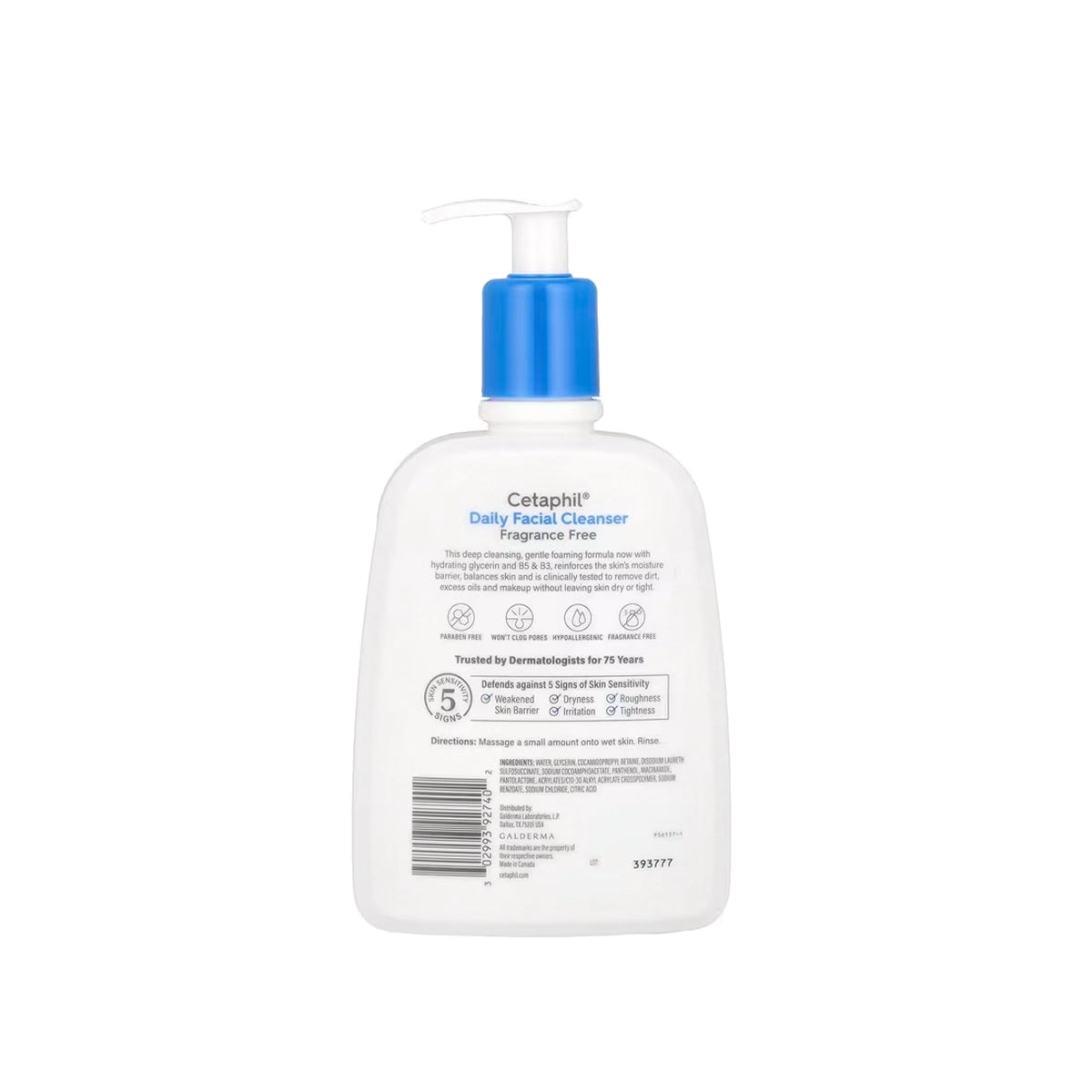 CETAPHIL DAILY FACIAL CLEANSER 473ML FRAGRANCE FREE