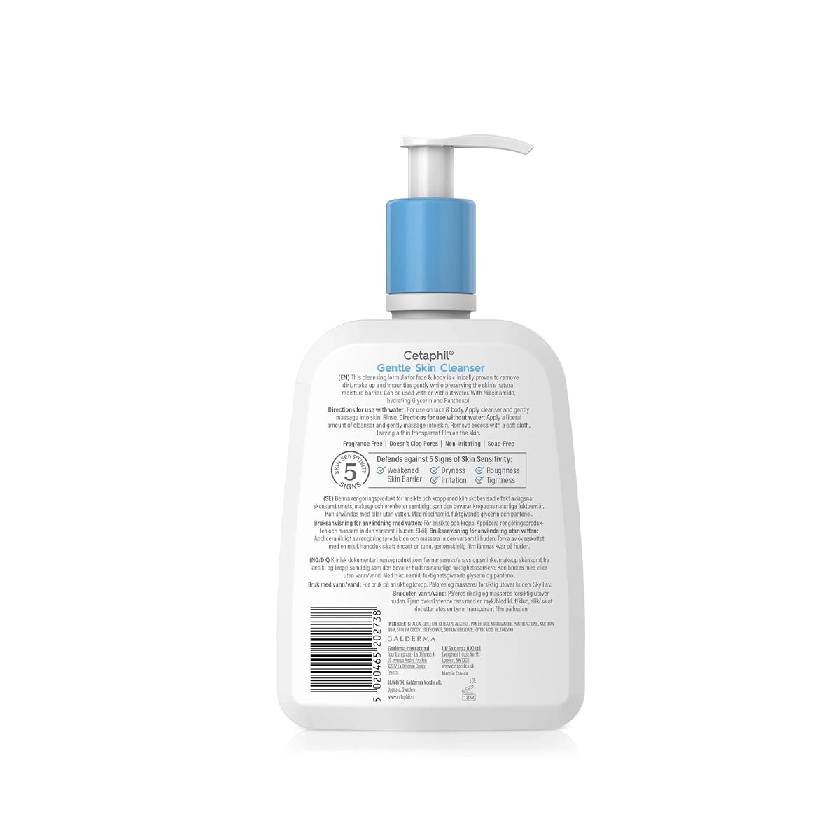 CETAPHIL GENTLE SKIN CLEANSER 473MLS