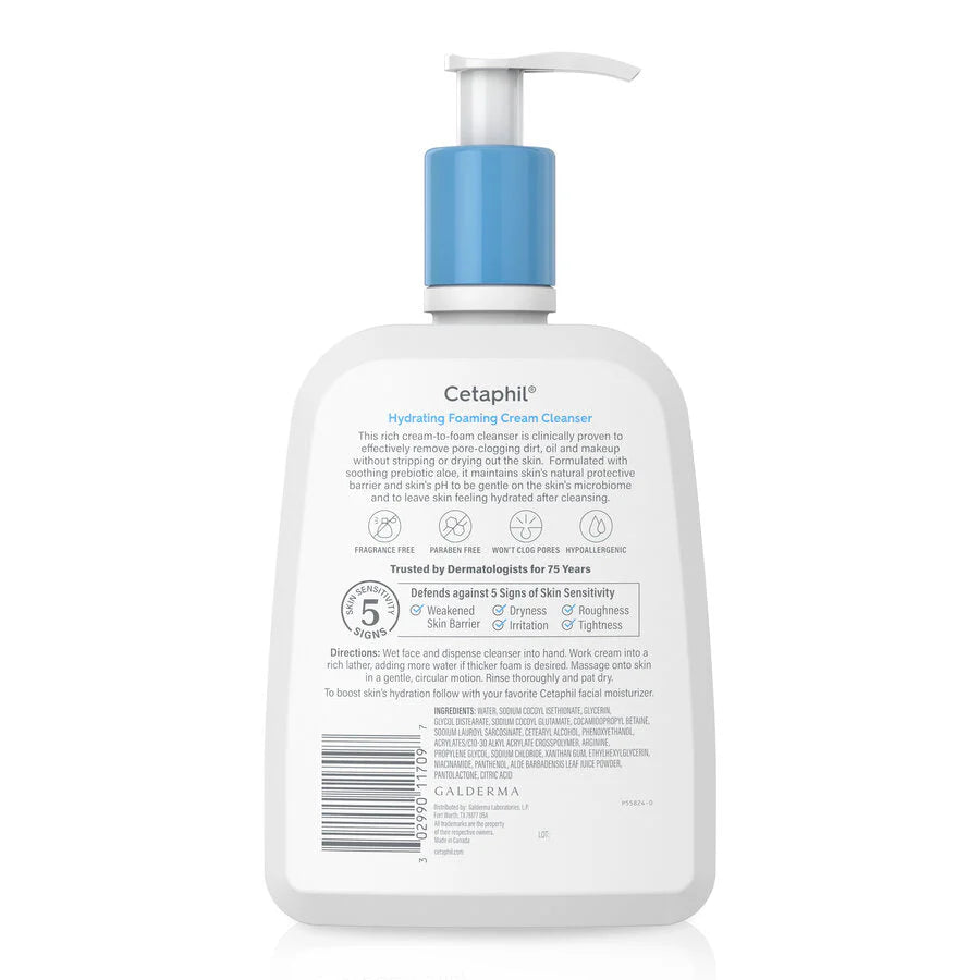 CETAPHIL HYDRATING FOAMING CLEANSER 236ML