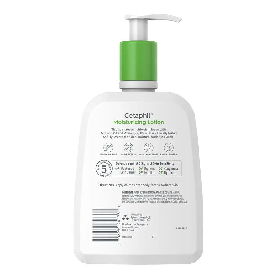 CETAPHIL MOISTURISING LOTION 473ML SOOTHES AND HYDRATES