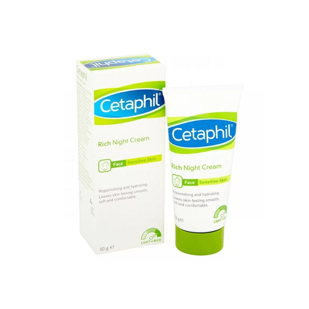 CETAPHIL NIGHT CREAM 50G DRY SENSITIVE SKIN