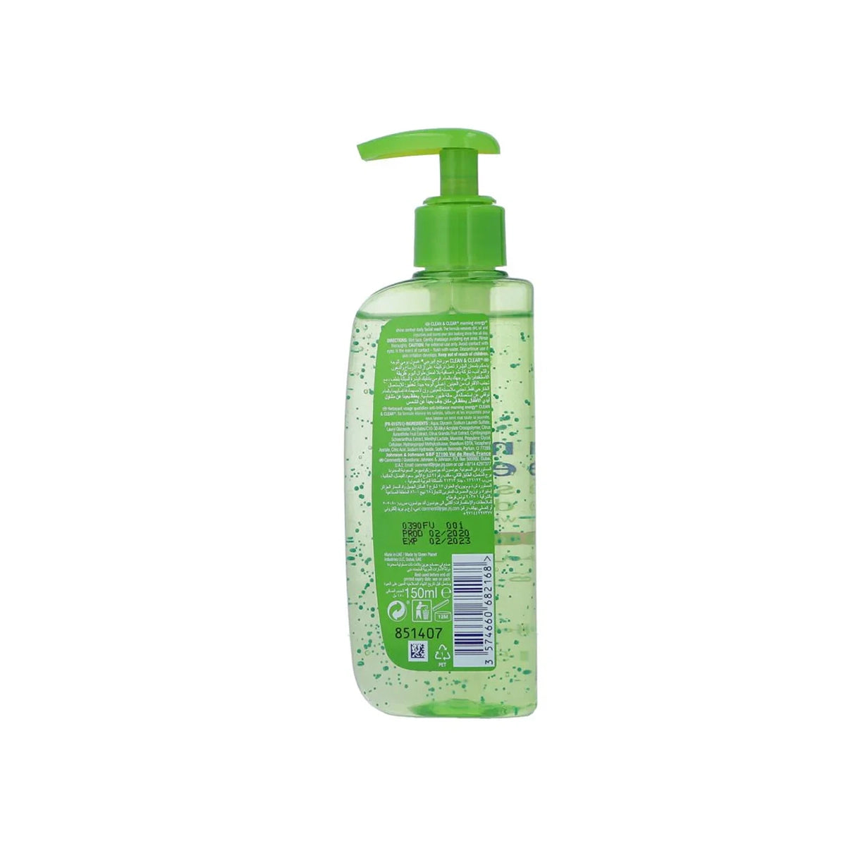 CLEAN CLEAR SHINE CONTROL WASH PUMP 1502ML