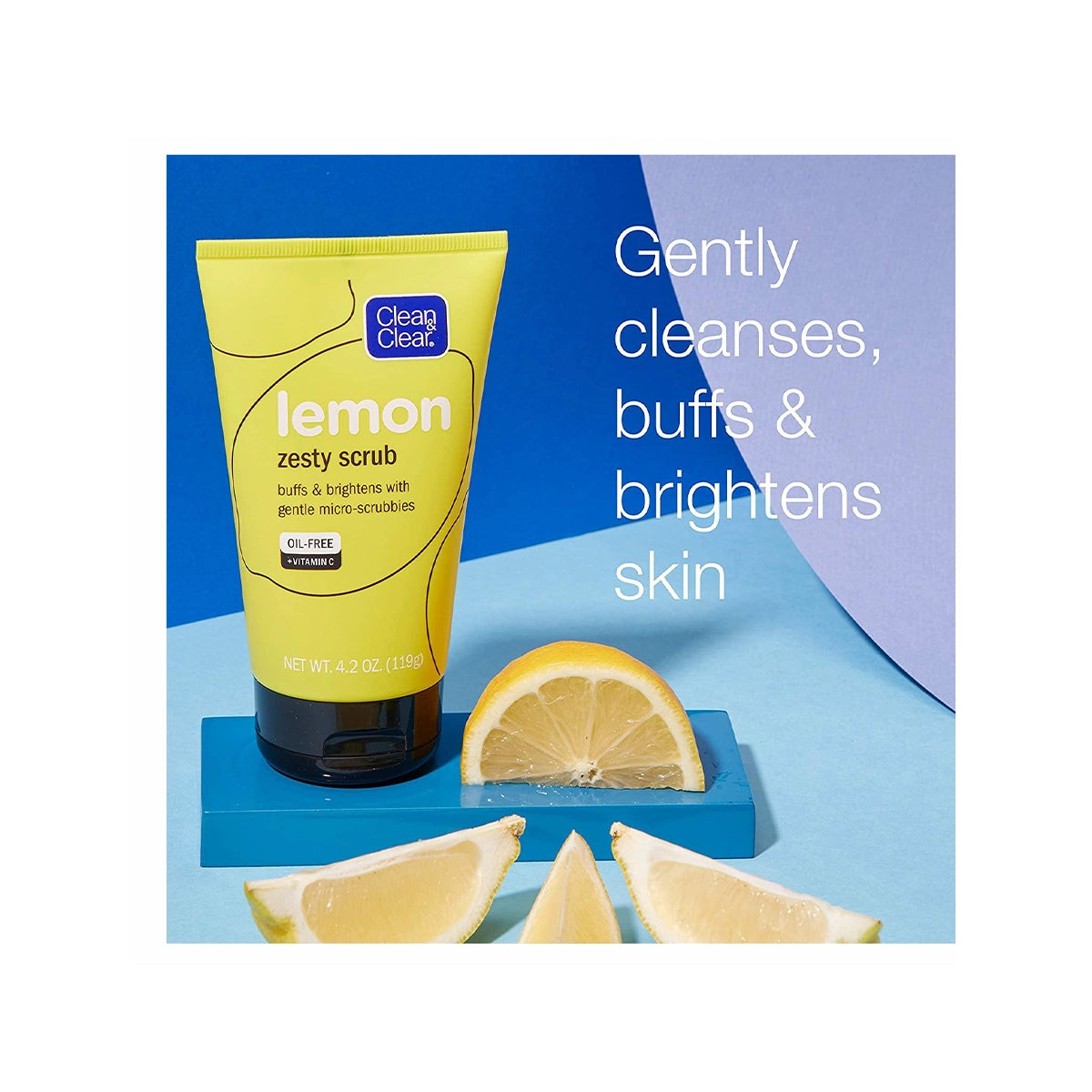 CLEAN CLEAR USA LEMON ZESTY SCRUB 119G