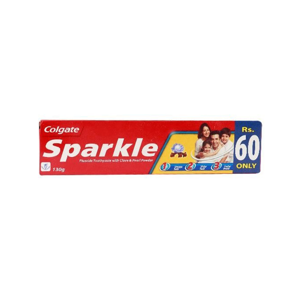 COLGATE TOOTH PASTE 130G SPARKLE WITH FREE SHAMPOO SACHET