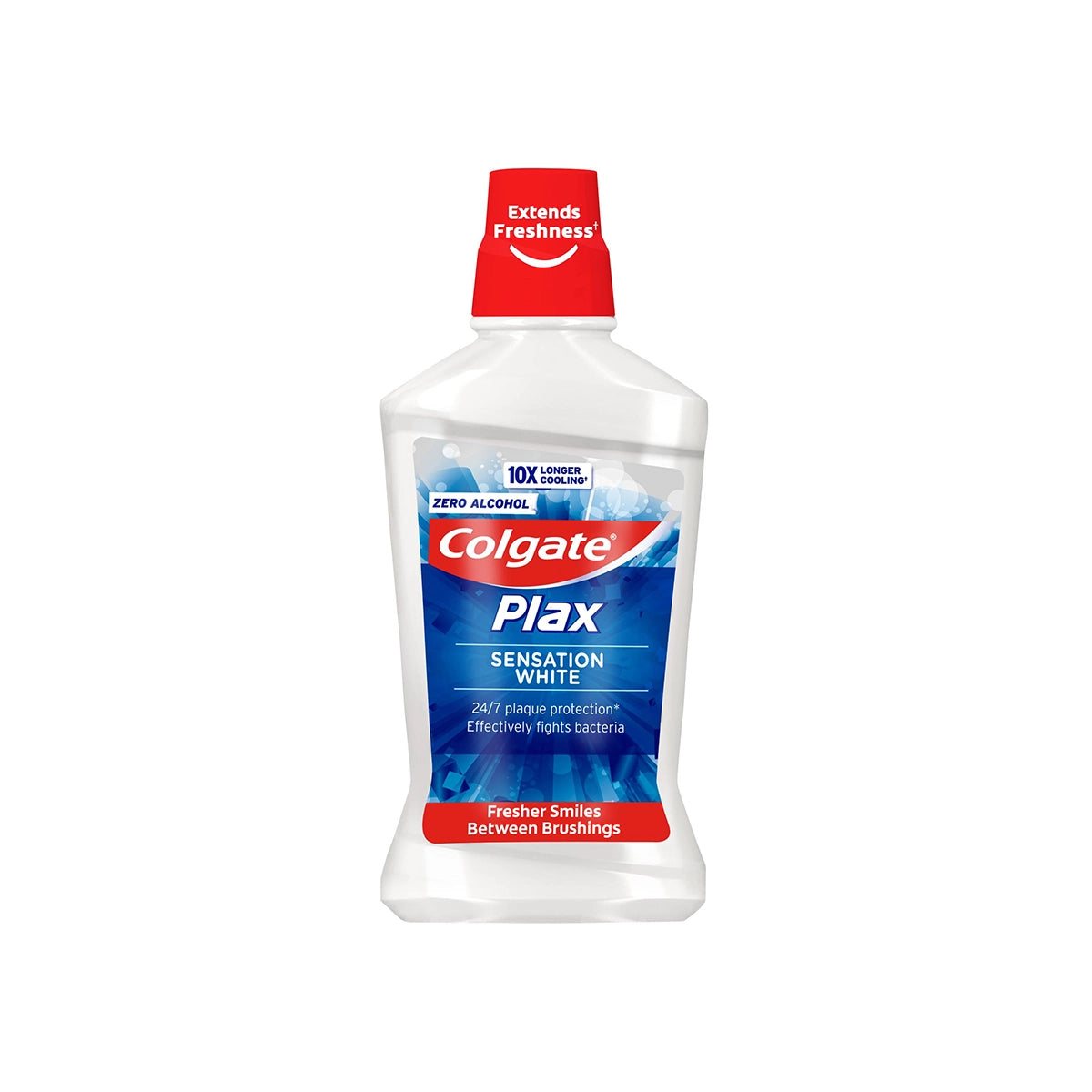 COLGATE UK MOUTH WASH 500ML PLAX SENSATION WHITE