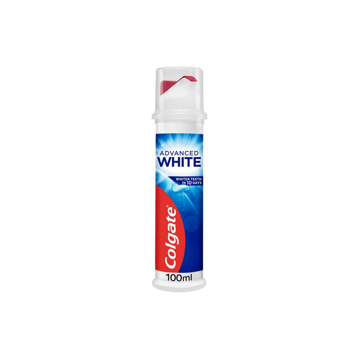 COLGATE UK TOOTH PASTE 100ML ADVANCE WHITENING (PUMP)