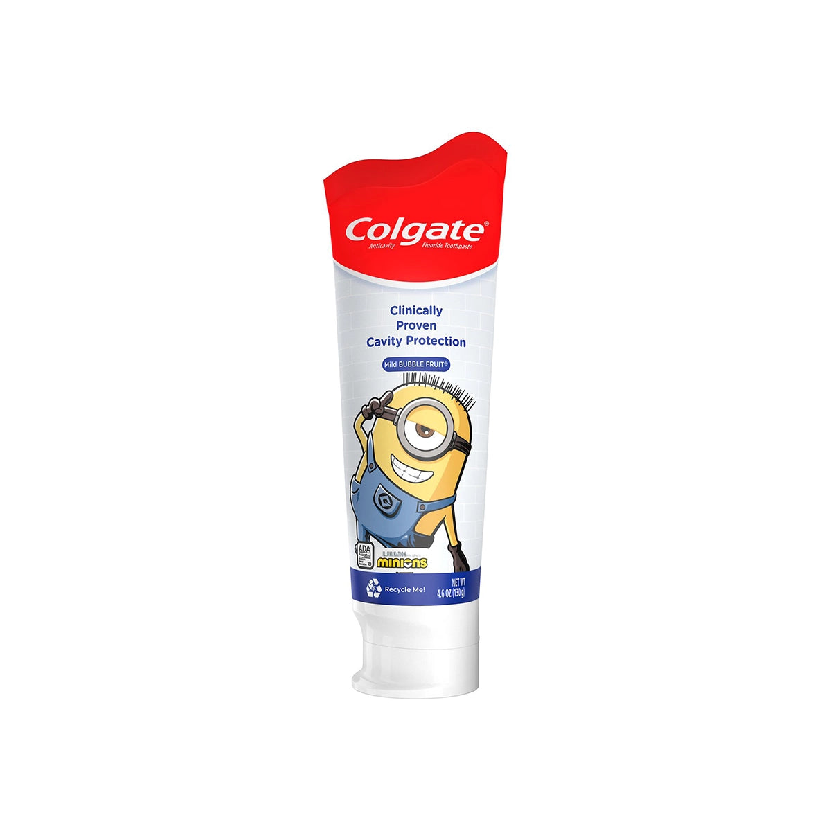 COLGATE USA TOOTH PASTE 130GM KIDS MINIONS MILD BUBBLE FRUIT