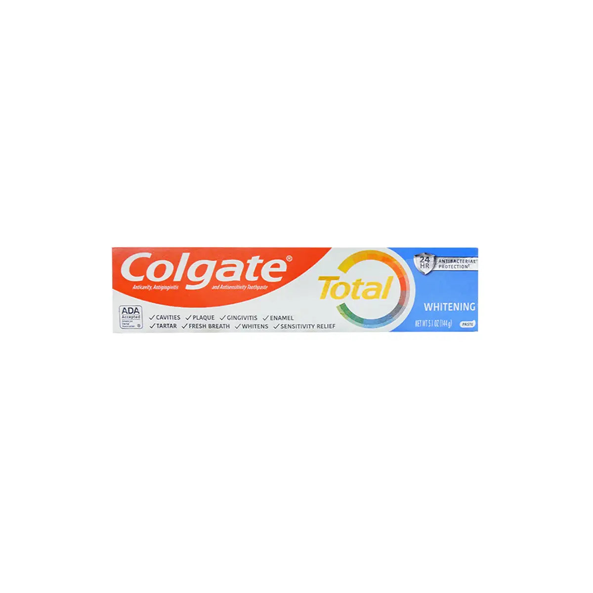 COLGATE USA TOOTH PASTE 144GM TOTAL WHITENING