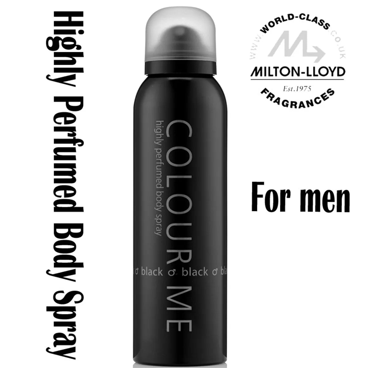 COLOUR ME BODY SPRAY 150ML MAN BLACK