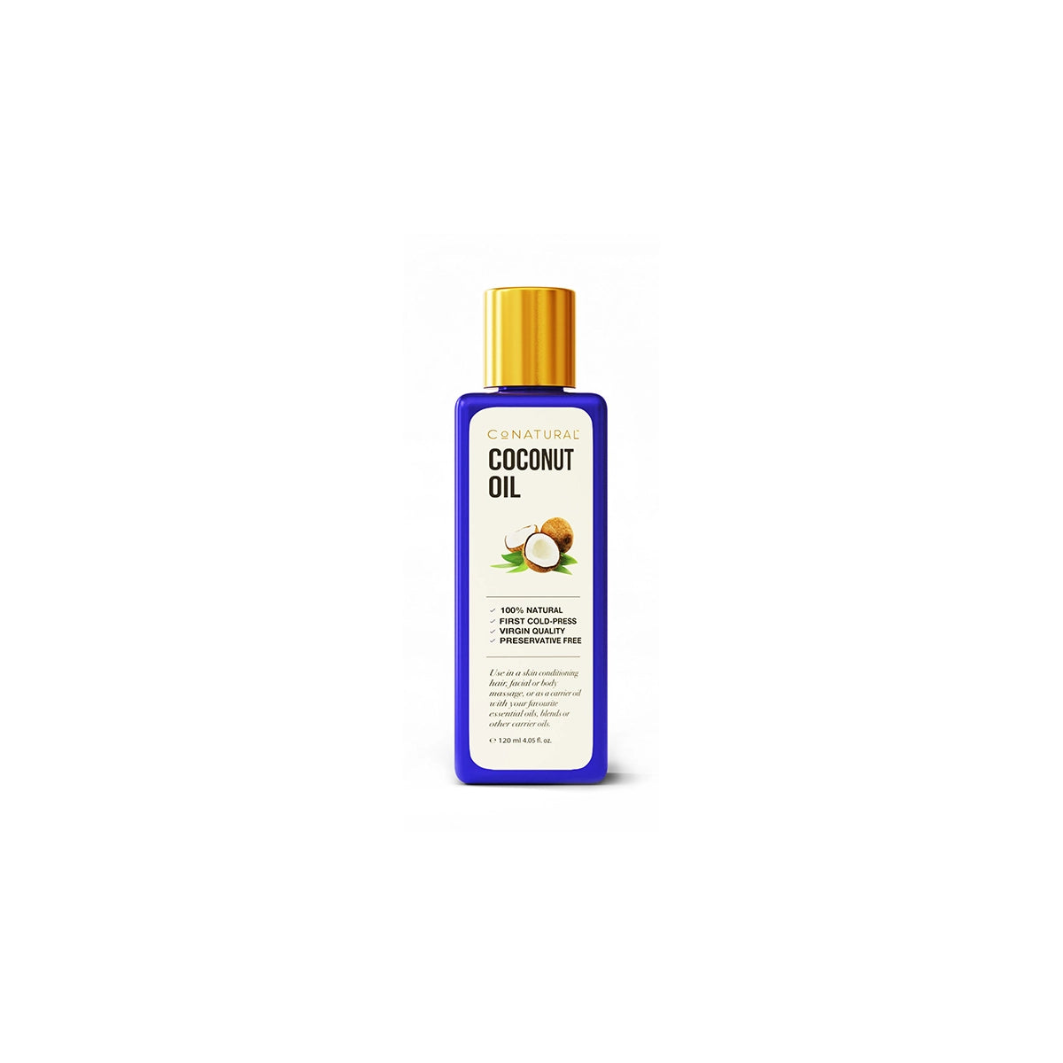 CONATURAL ORGANIC OIL 120ML COCONUT