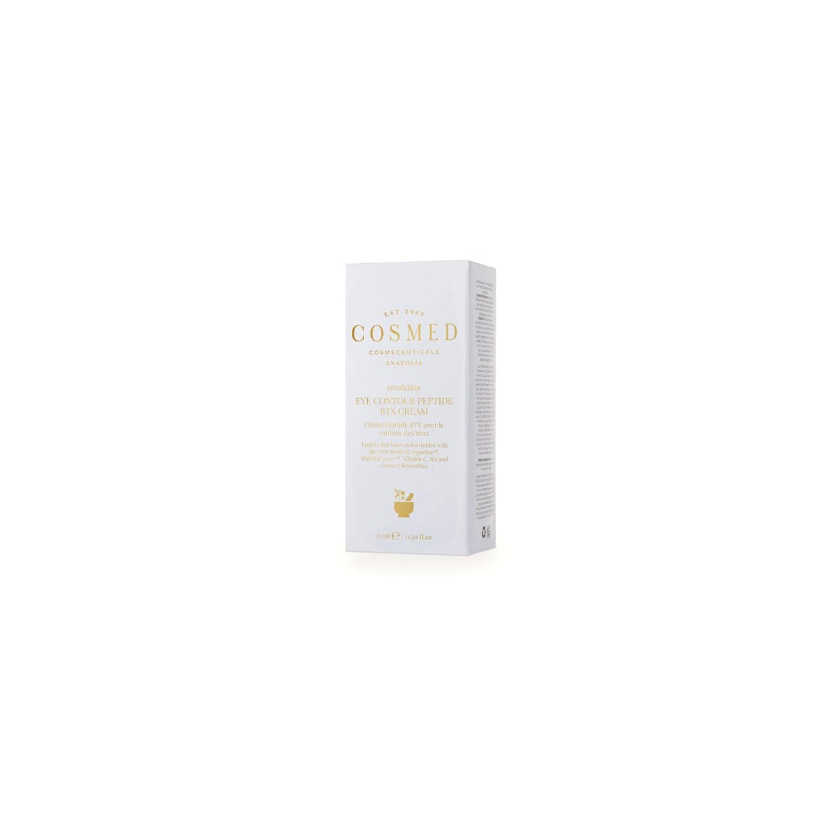 COSMED REVOLUTION EYE CONTOUR PEPTIDE BTX CREAM 15ML