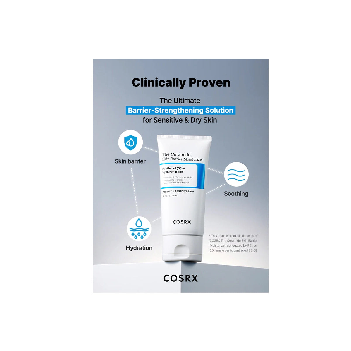 COSRX THE CERAMIDE SKIN BARRIER MOISTURIZER 80ML