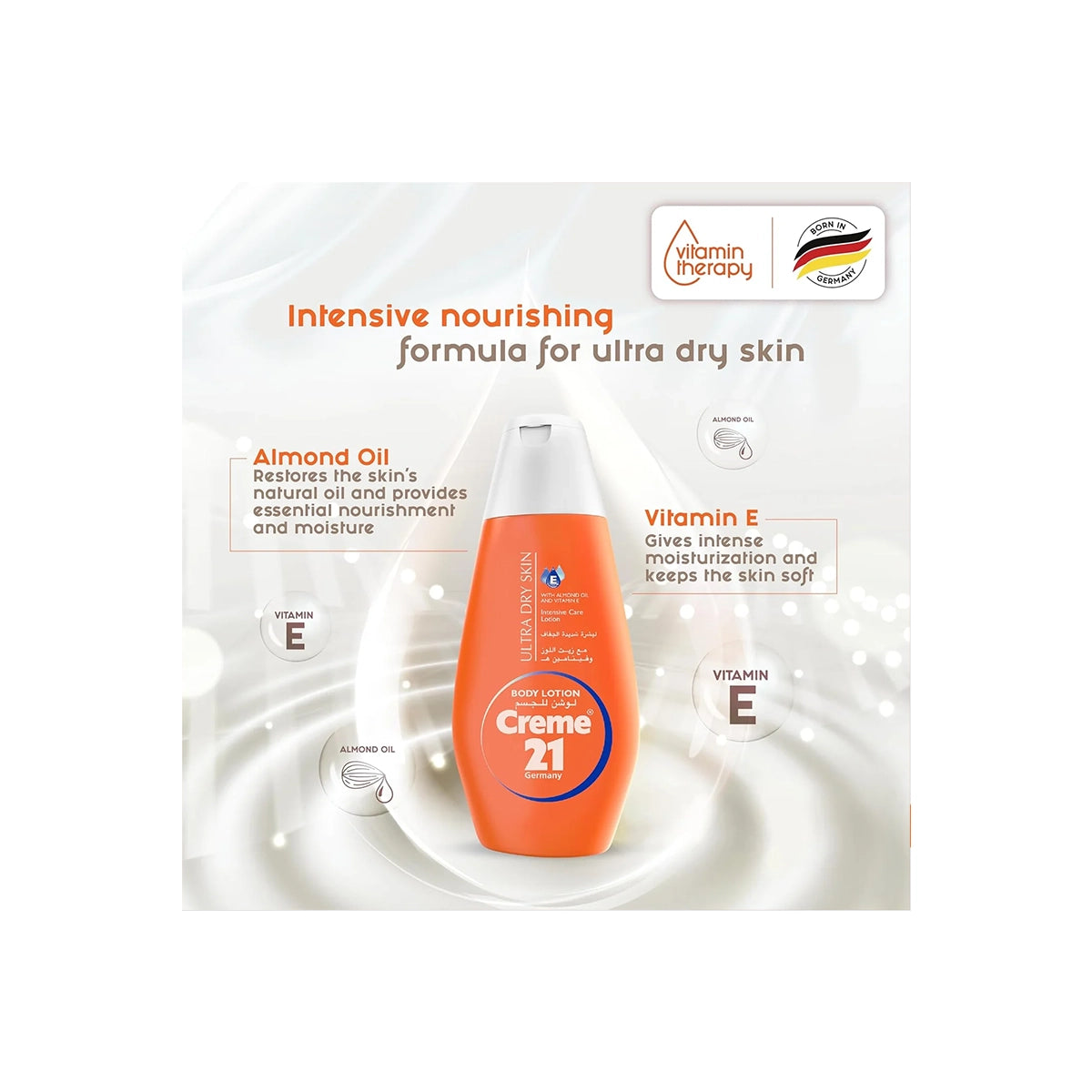 CREME 21 BODY LOTION 400ML ULTRA DRY SKIN