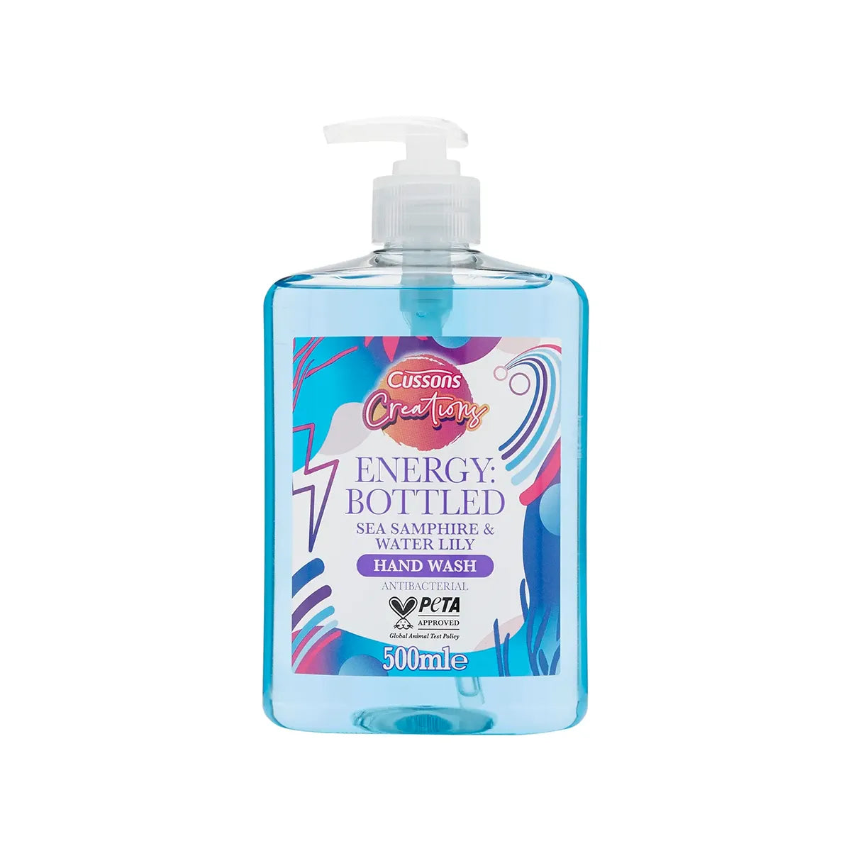 CUSSONS HAND WASH 500ML SEA SAPHIRE & WATER LILY