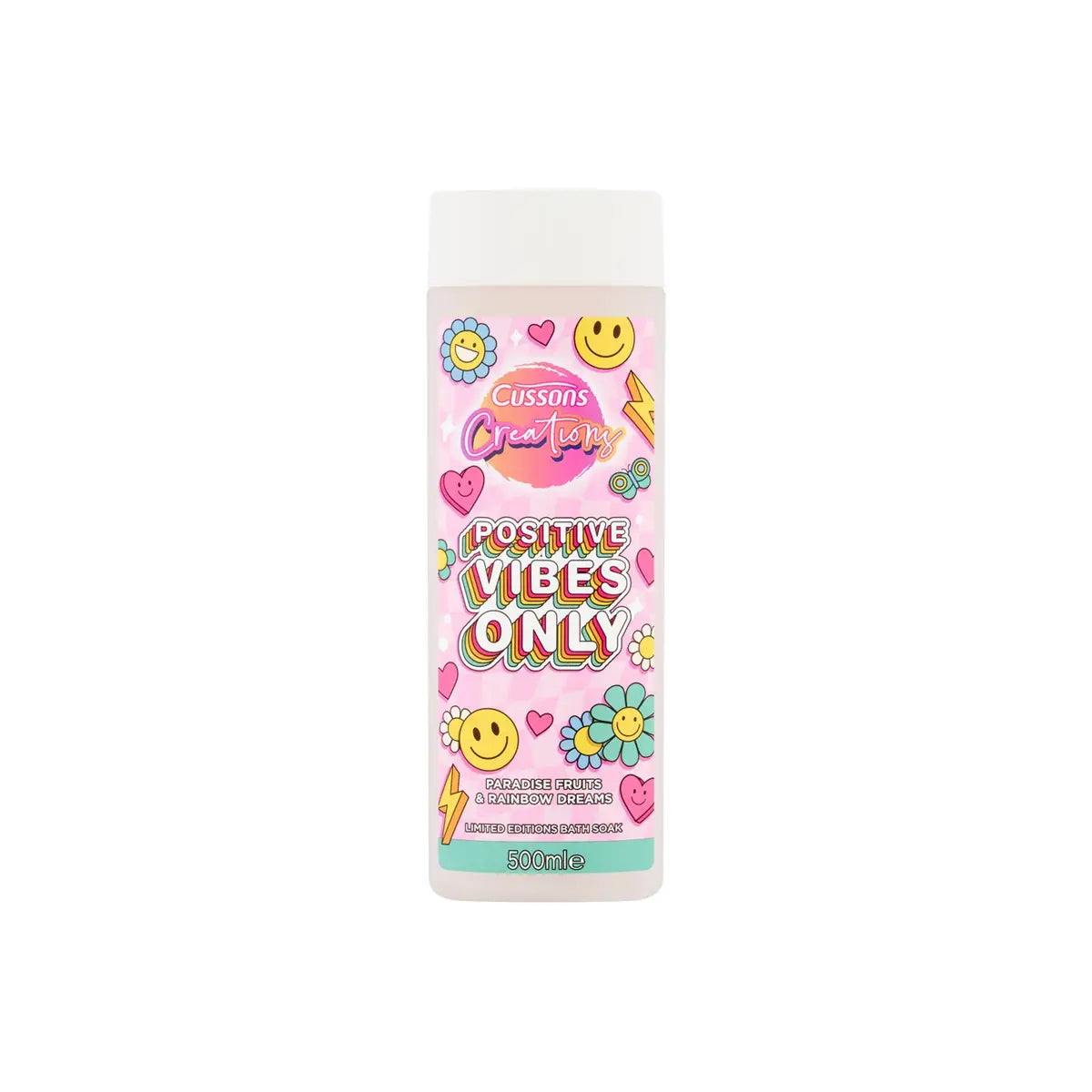 CUSSONS BATH SOAK 500ML POSITIVE VIBES ONLY