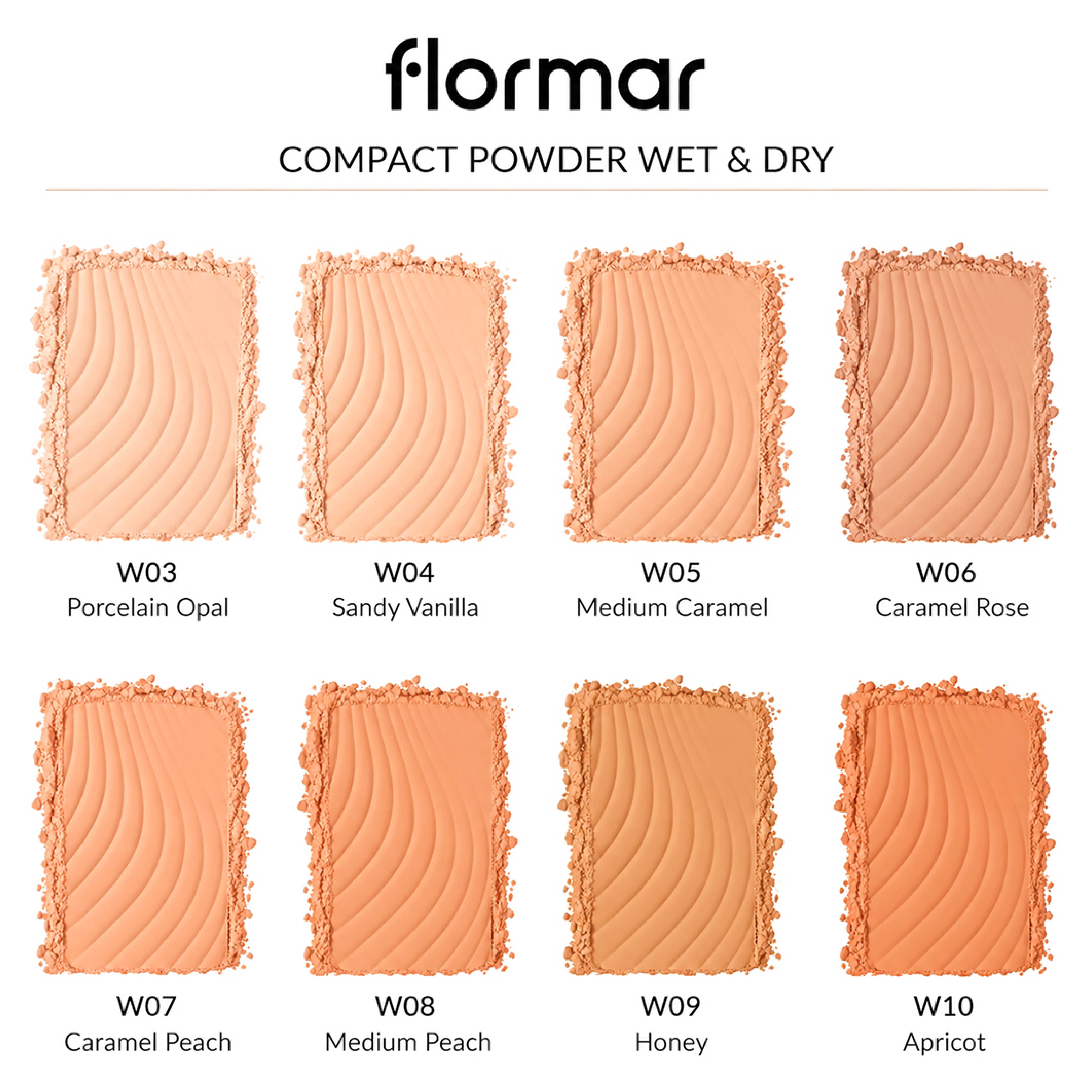 FLORMAR COMPACT POWDER WET & DRY