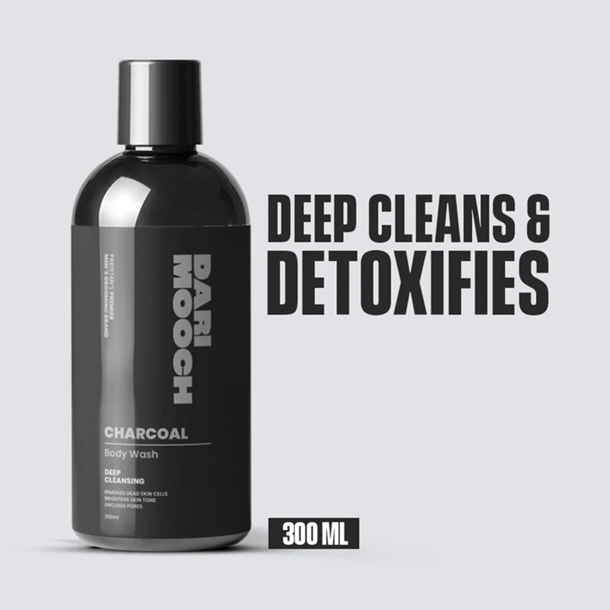 DARI MOOCH BODY WASH 300ML CHARCOAL