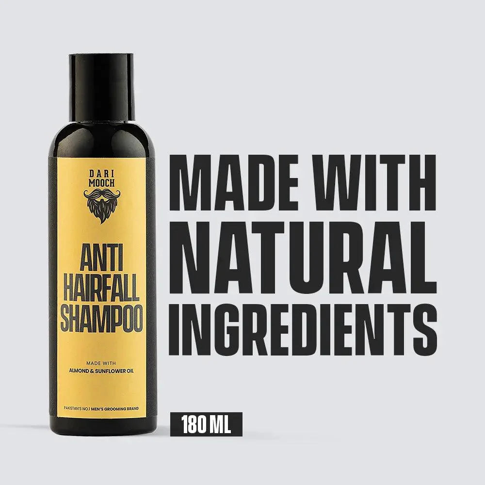 DARI MOOCH SHAMPOO 180ML ANTI HAIRFALL ALMOND SUNFLOWER OIL