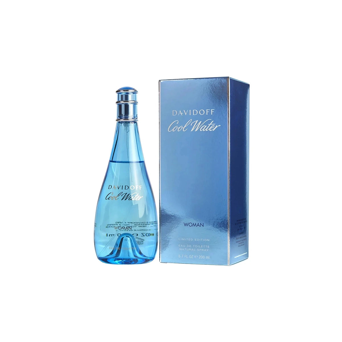 DAVIDOFF COOL WATER WOMAN EDT 200ML.