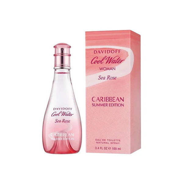 DAVIDOFF COOL WATER SEA ROSE WOMAN EDT 100ML– Cosmetics