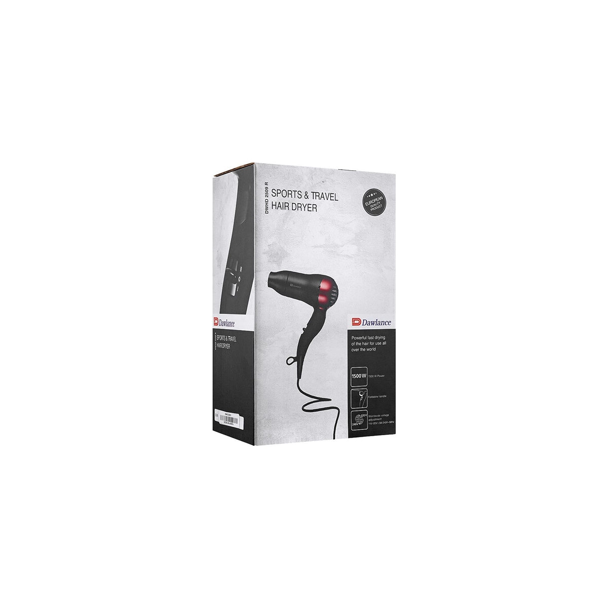 DAWLANCE DWHD2509R SPORTS TRAVEL HAIR DRYER