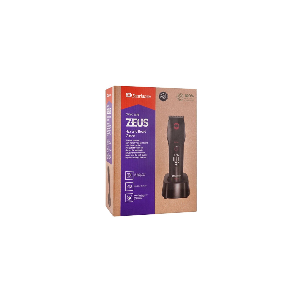 DAWLANCE ZEUS HAIR BEARD CLIPPER 9030