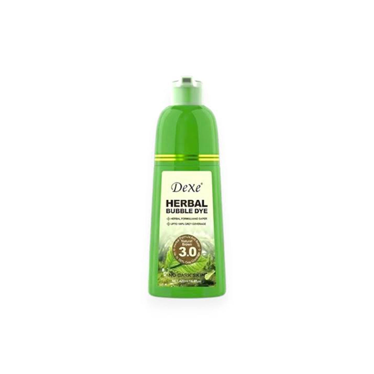 DEXE HERBAL BUBBLE DYE 420ML NATURAL BROWN 3.0