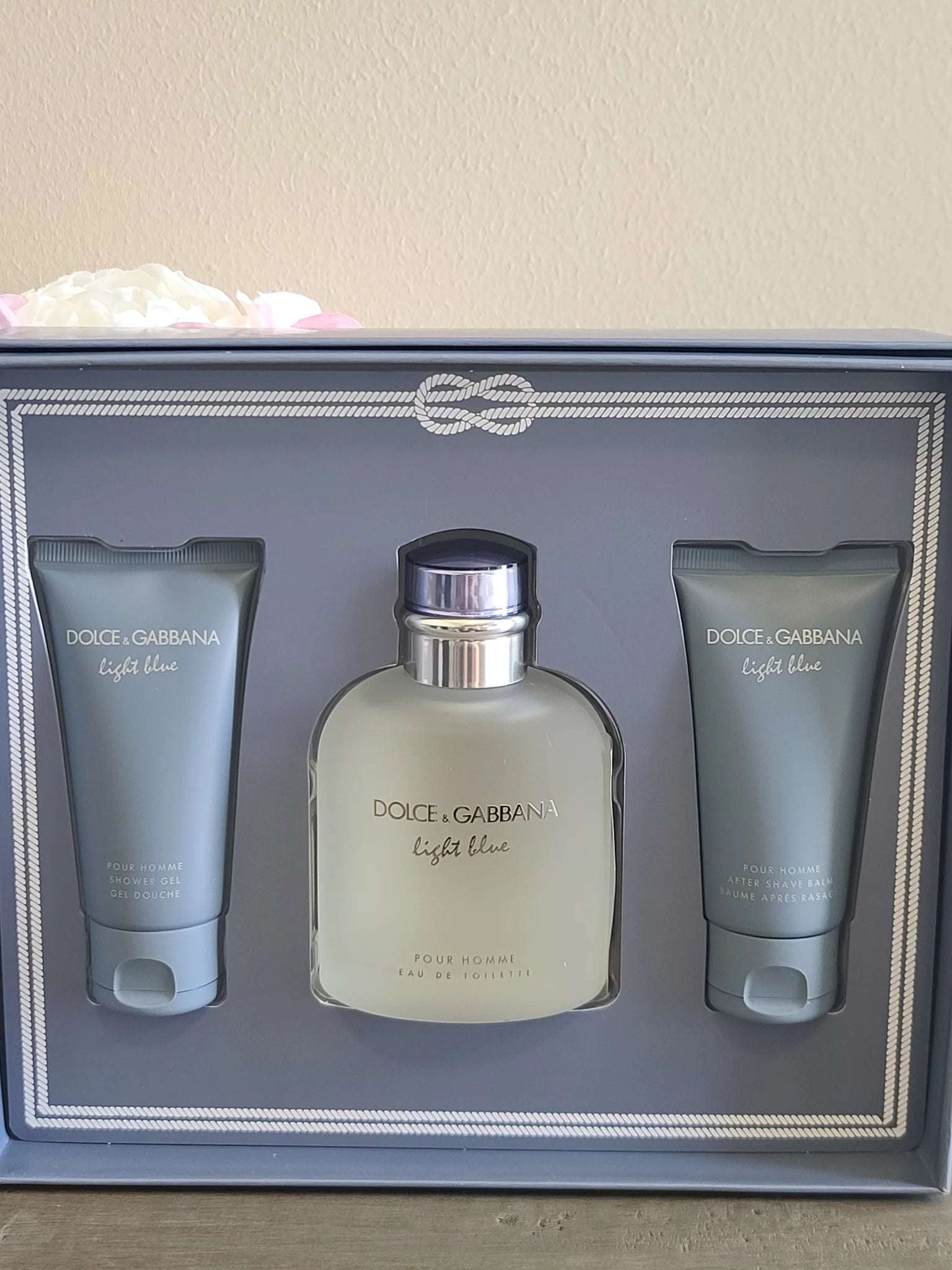 DOLCE & GABBANA GIFT SET EDT & AFTER SHAVE BALM