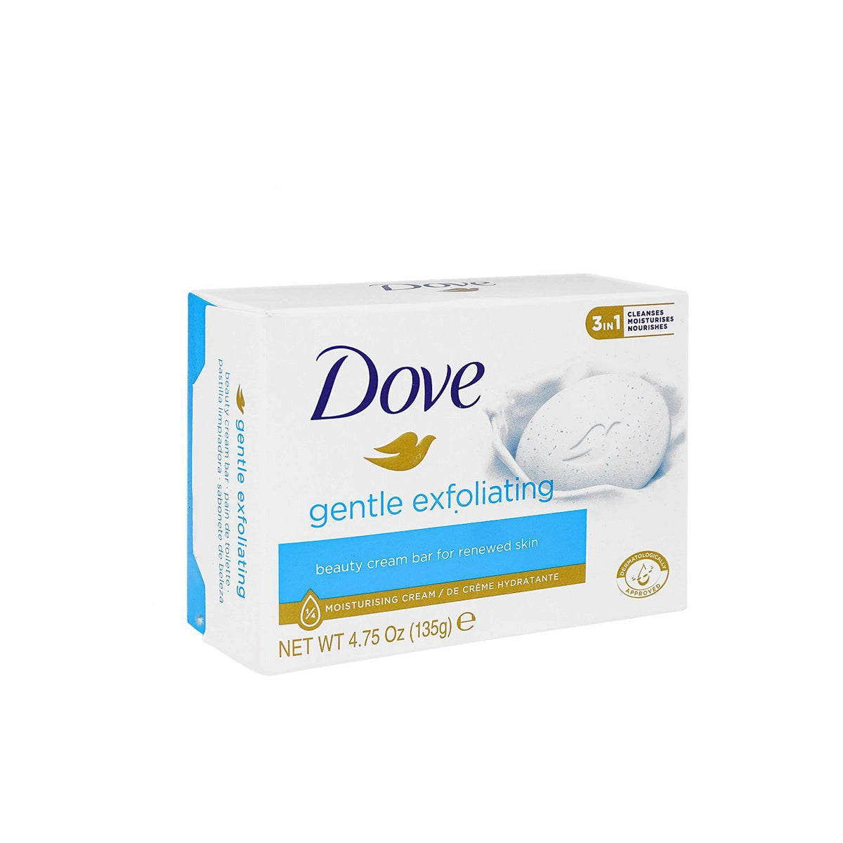DOVE BEAUTY SOAP 135GM EXFOLIATING