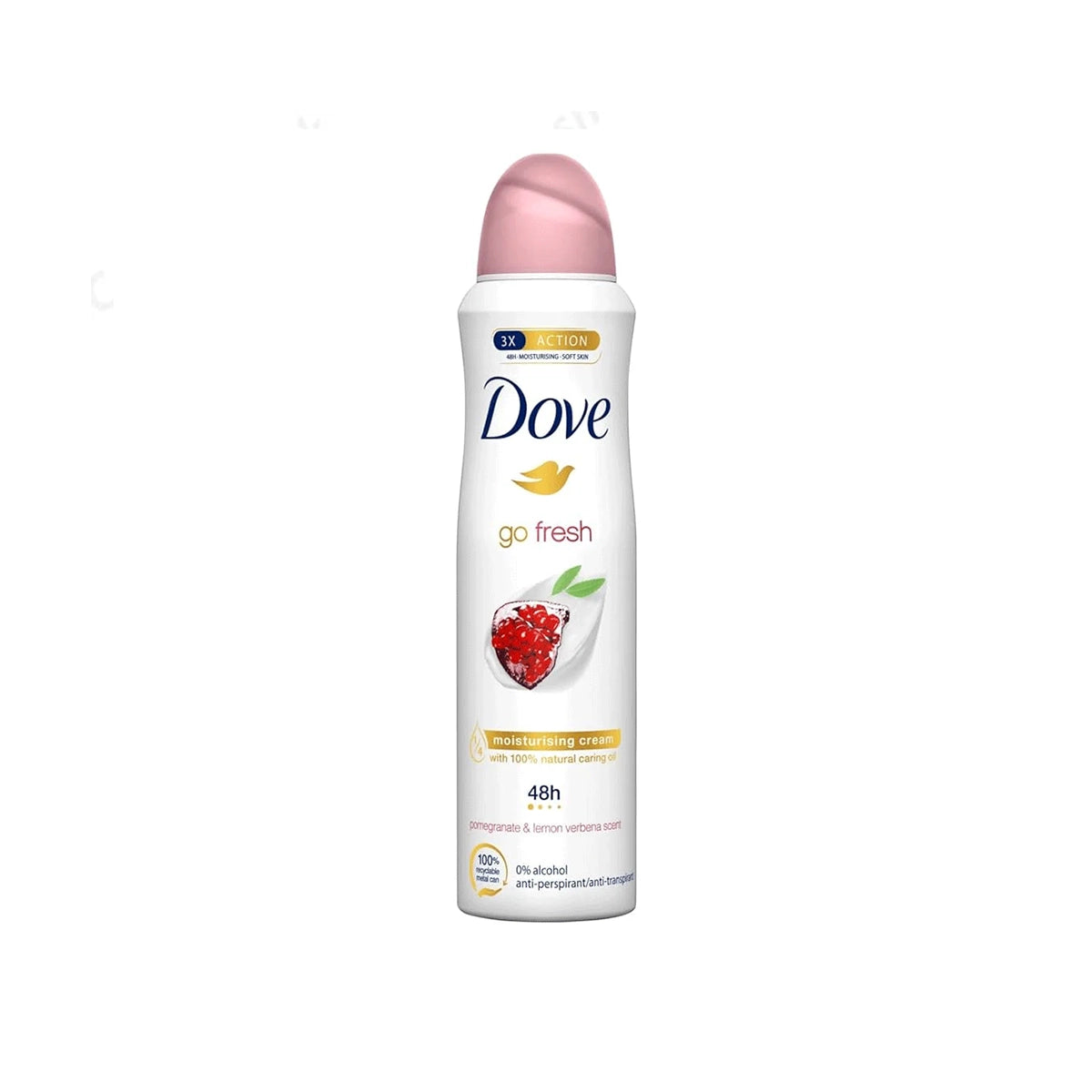DOVE BODY SPRAY 150ML GO FRESH ANTI